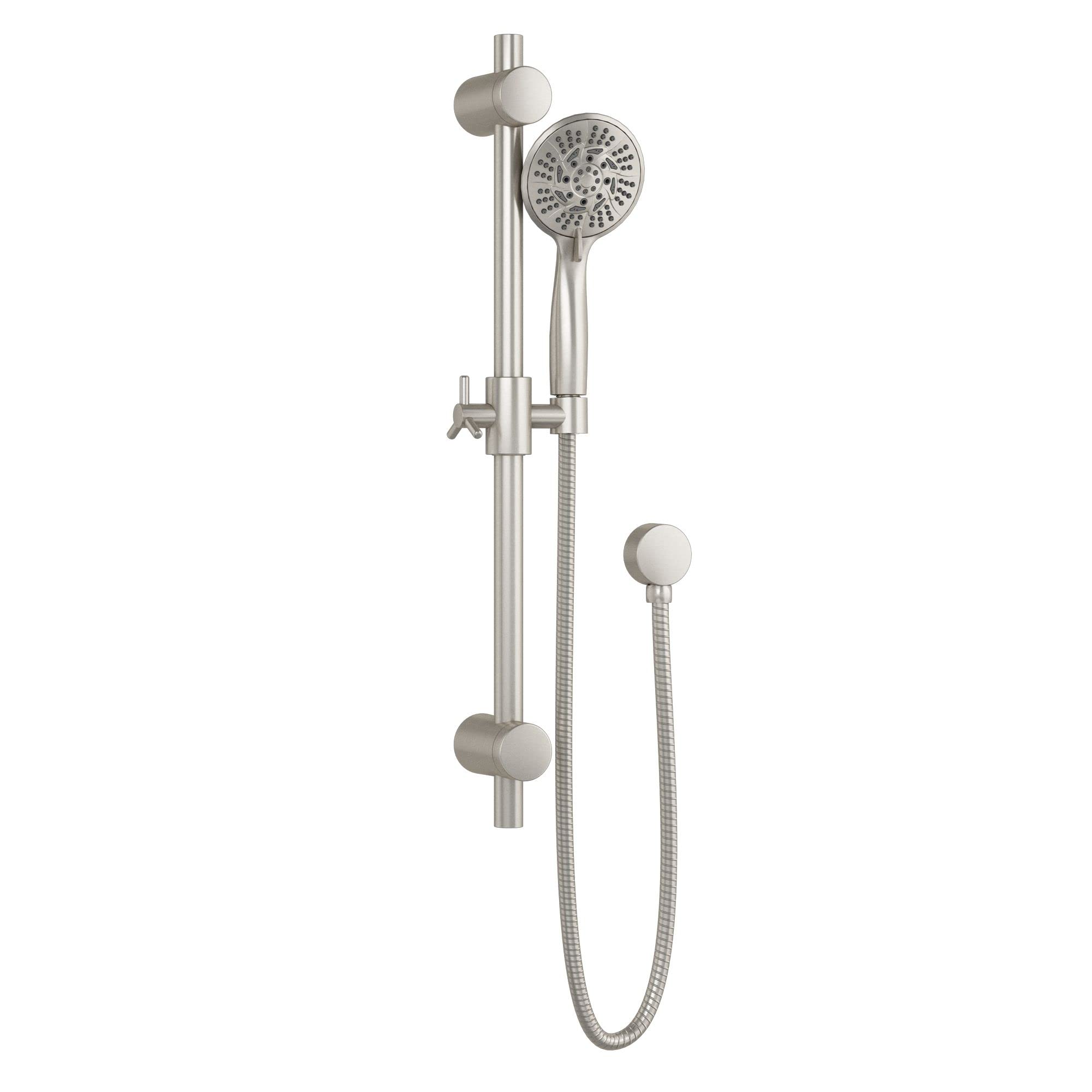 PULSE ShowerSpas 3006-BN Brushed Nickel Shower System Combo - 1.8 GPM Low Flow Water Saving Showerhead with Handheld Sprayer - Perfect for Bathroom Renovation & Modern Home Spa Experience
