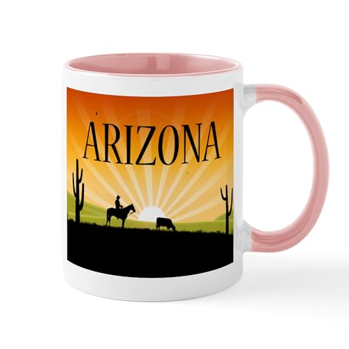 White/Pink Inside - Arizona Mug