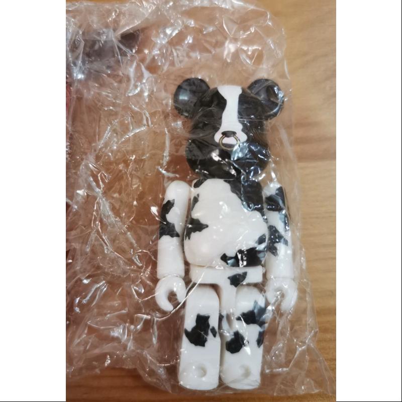 Bearbrick Series 12 ANIMAL Dairy Cow 100% Collectible Vinyl Art Toy - Perfect for Display, Gift Giving, and Anime Fans Collection