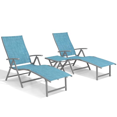 Blue 2pcs+1 Table