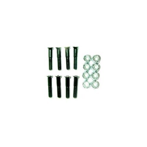 Skateboard Hardware Kit - 7/8 Inch Phillips Head Bolts with Nuts (8-Piece Set) | Perfect for Skateboard Assembly, Repair & Maintenance