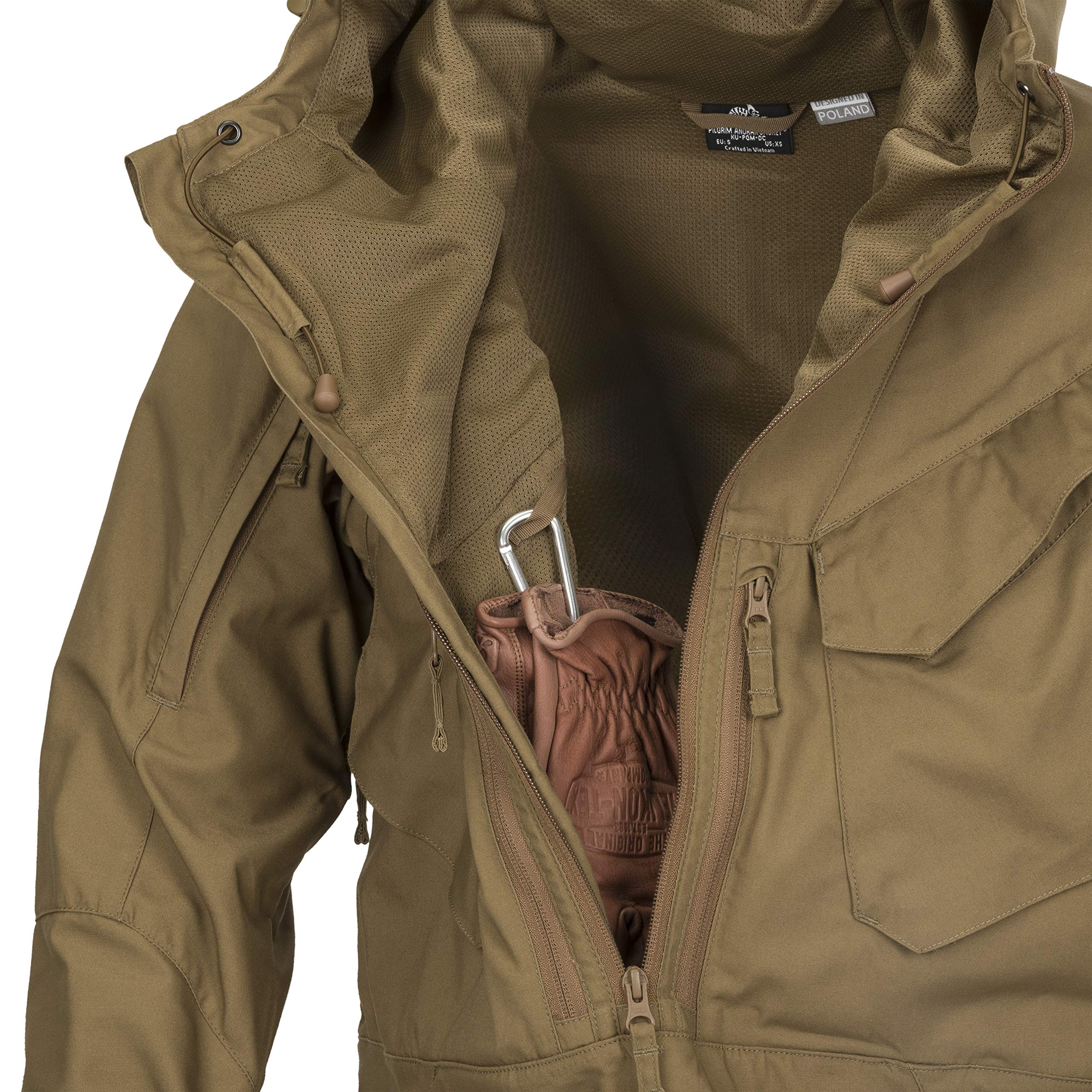 Helikon-Tex Men's Outdoor Jacket - Waterproof Windbreaker for Hiking, Camping & Travel | Lightweight & Durable for All-Weather Adventures