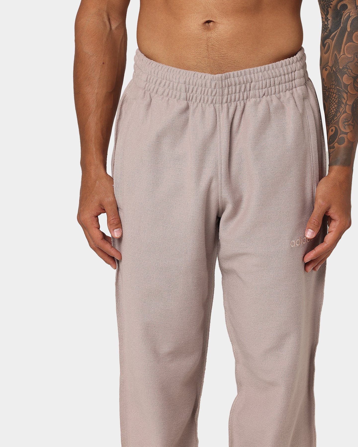 Adidas Loopback Sweatpants for Men - Vapor Grey Joggers with Elastic Waistband | Comfortable Lounge Pants for Gym, Running & Casual Wear