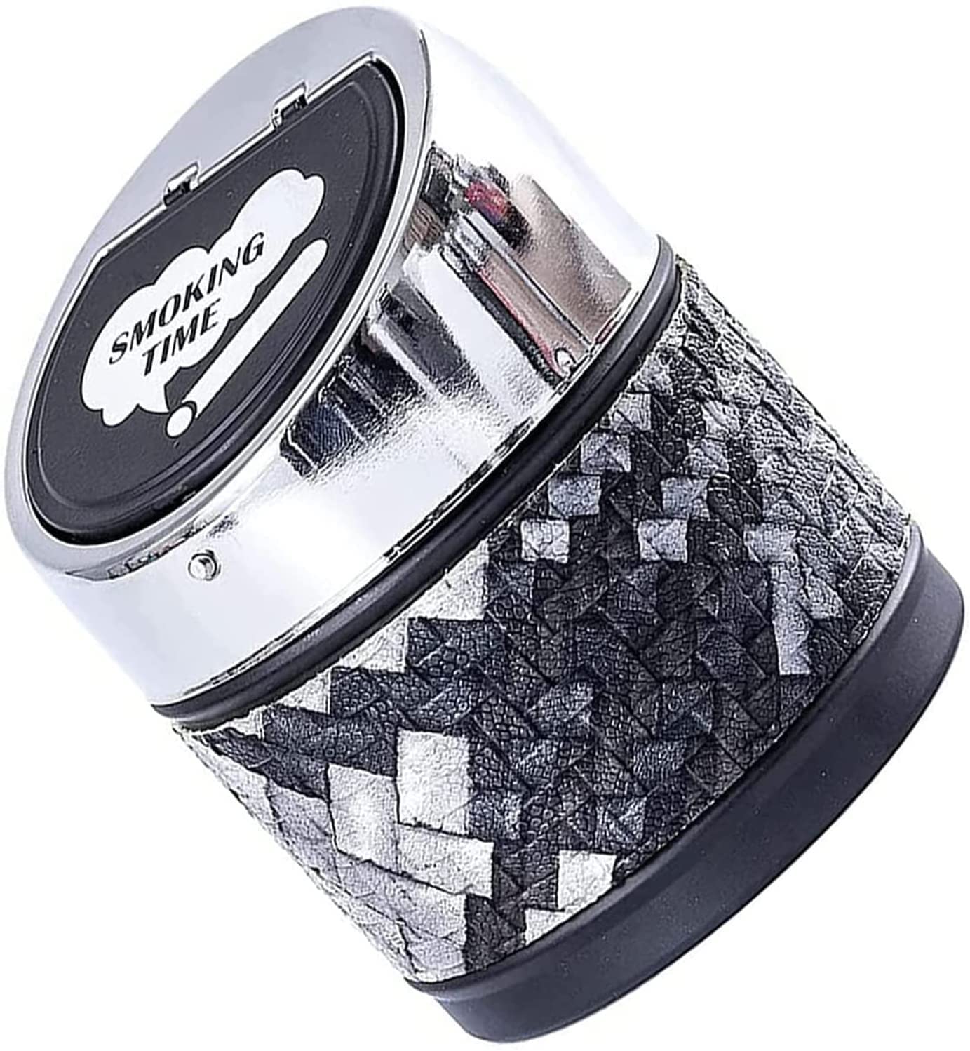 Portable Car Ashtray - Detachable Stainless Steel Smokeless Ashtray for Car, Home, Office & Travel | Indoor & Outdoor Use | Perfect for Road Trips, Camping & Smoking Areas