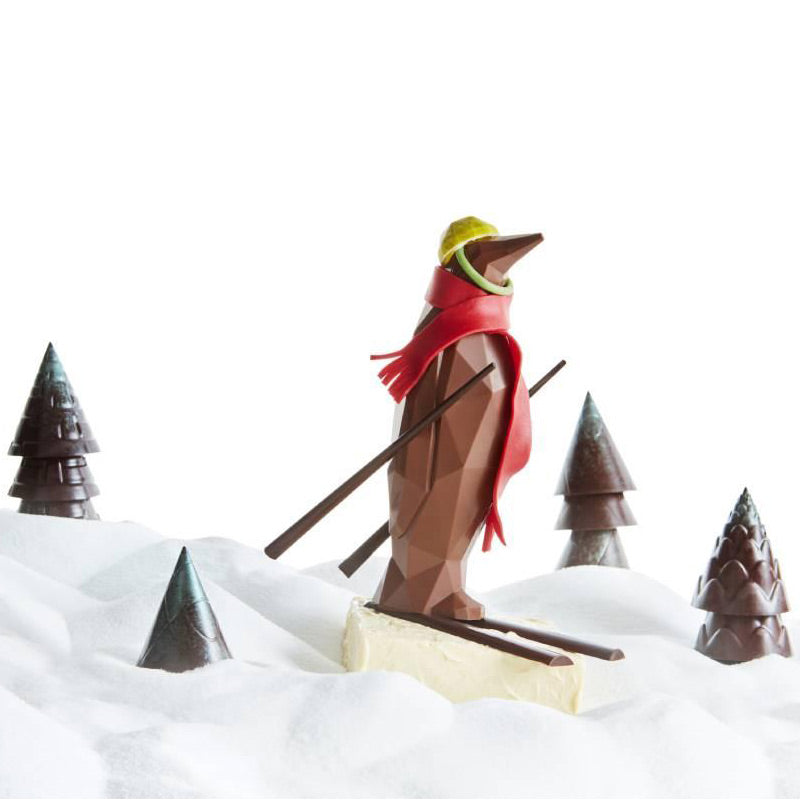 Origami Penguin 18cm Chocolate Mold for Baking - Perfect for DIY Desserts, Party Treats & Holiday Gifts