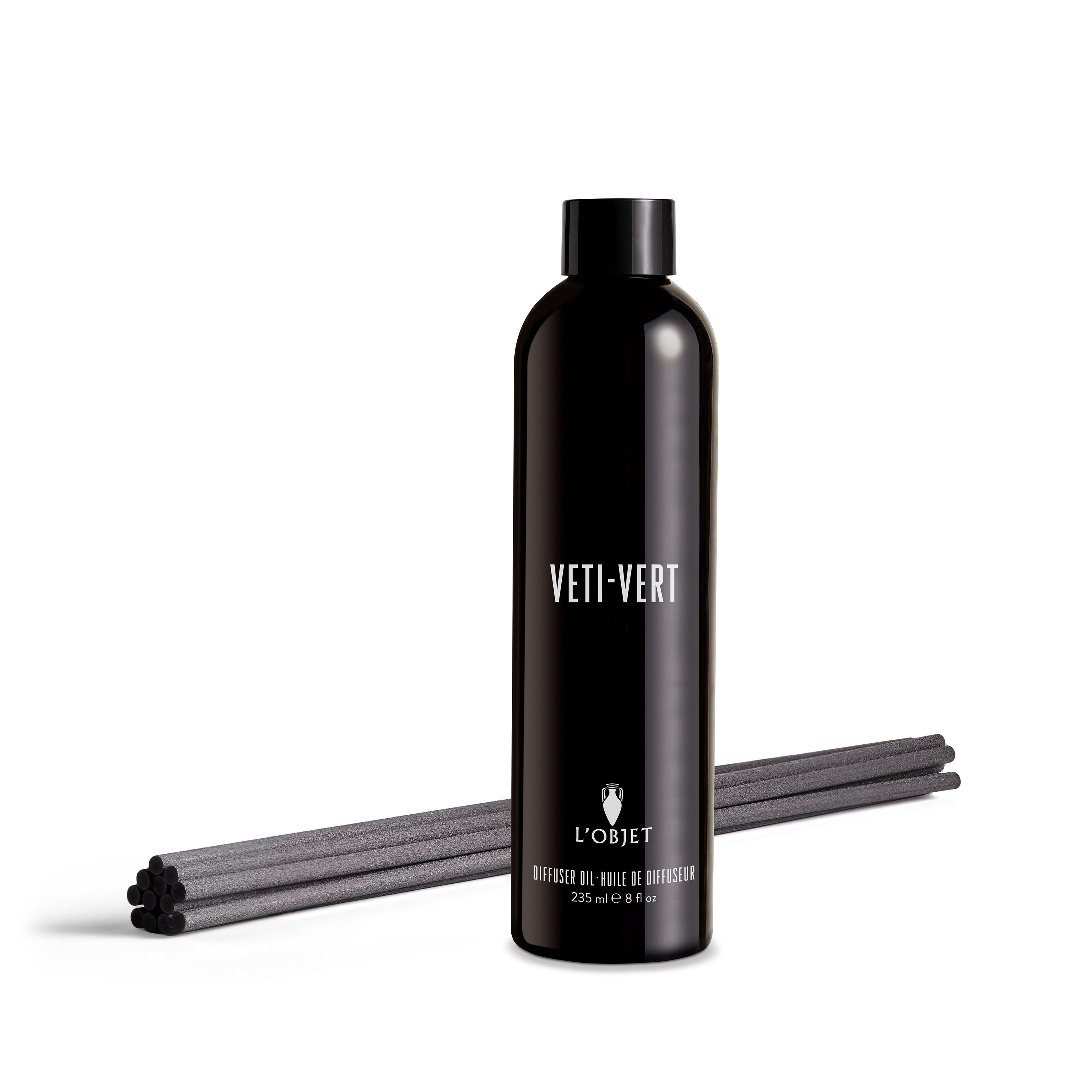 Veti Vert Essential Oil Diffuser & Reed Refill Kit - 235ml (8 fl oz) for Home Aromatherapy, Relaxation & Fragrance