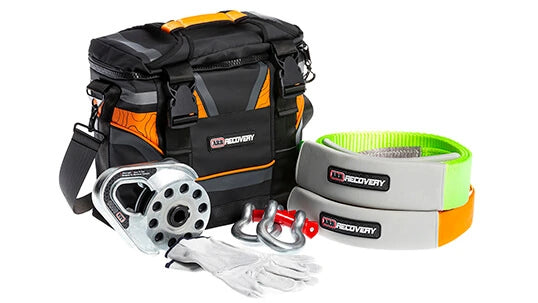 ARB Essentials Off-Road Recovery Kit - Heavy Duty 4x4 Vehicle Tow Strap & Emergency Gear for Jeep, Truck, SUV - Perfect for Mud, Sand & Snow Off-Roading Adventures