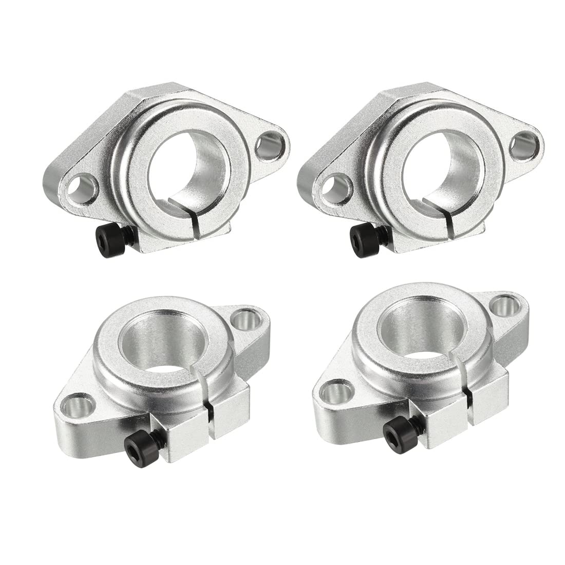 4pcs SHF16 16mm Aluminum Linear Rod Rail Shaft Support - High Precision Linear Motion Guides for CNC Machines & 3D Printers - Perfect for DIY CNC Routers, Laser Cutters, and Automation Projects