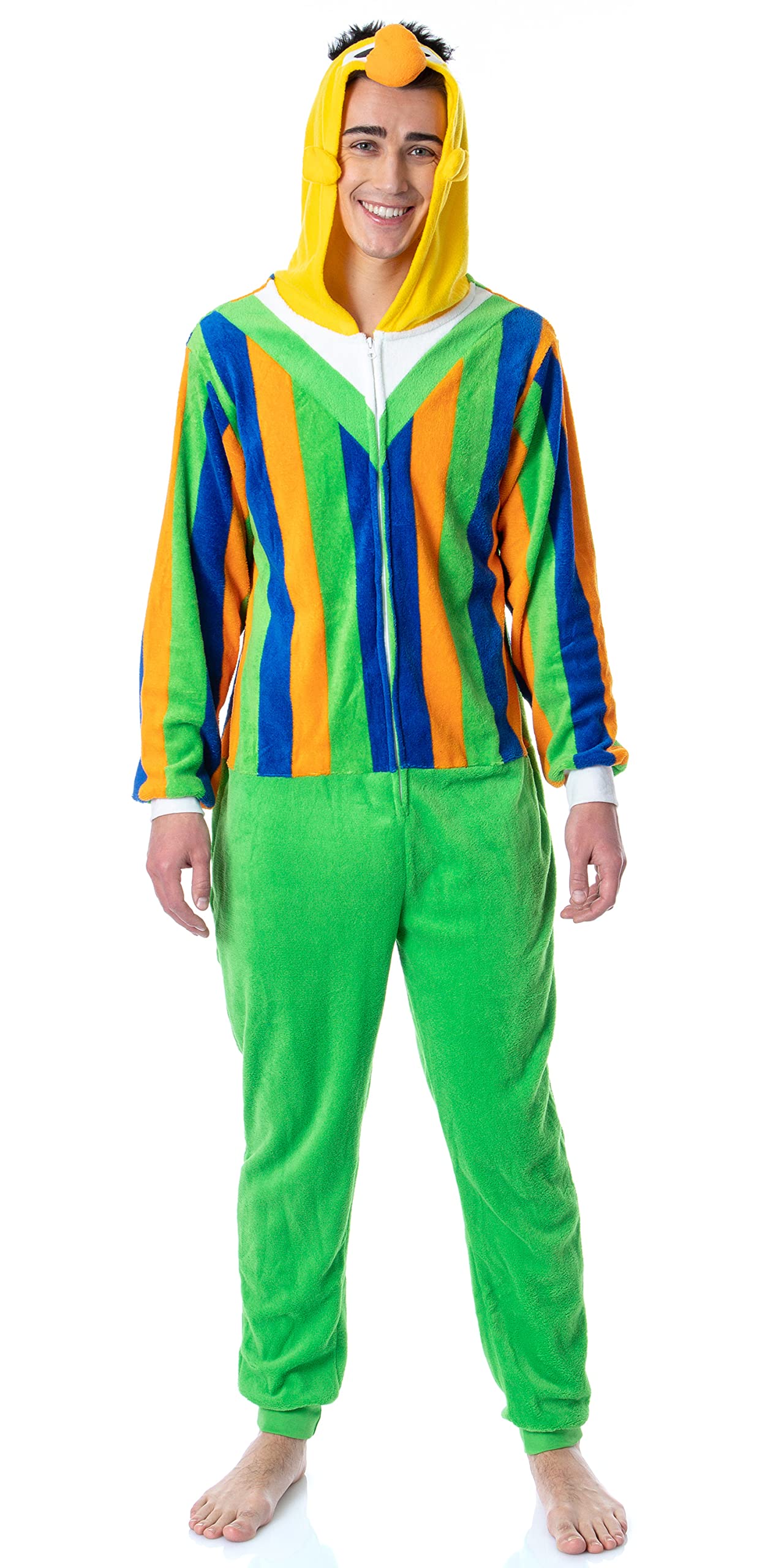 Sesame Street Adult Character Union Suit Costume Pajamas for Men & Women - Halloween, Cosplay, Christmas Party & Sleepwear