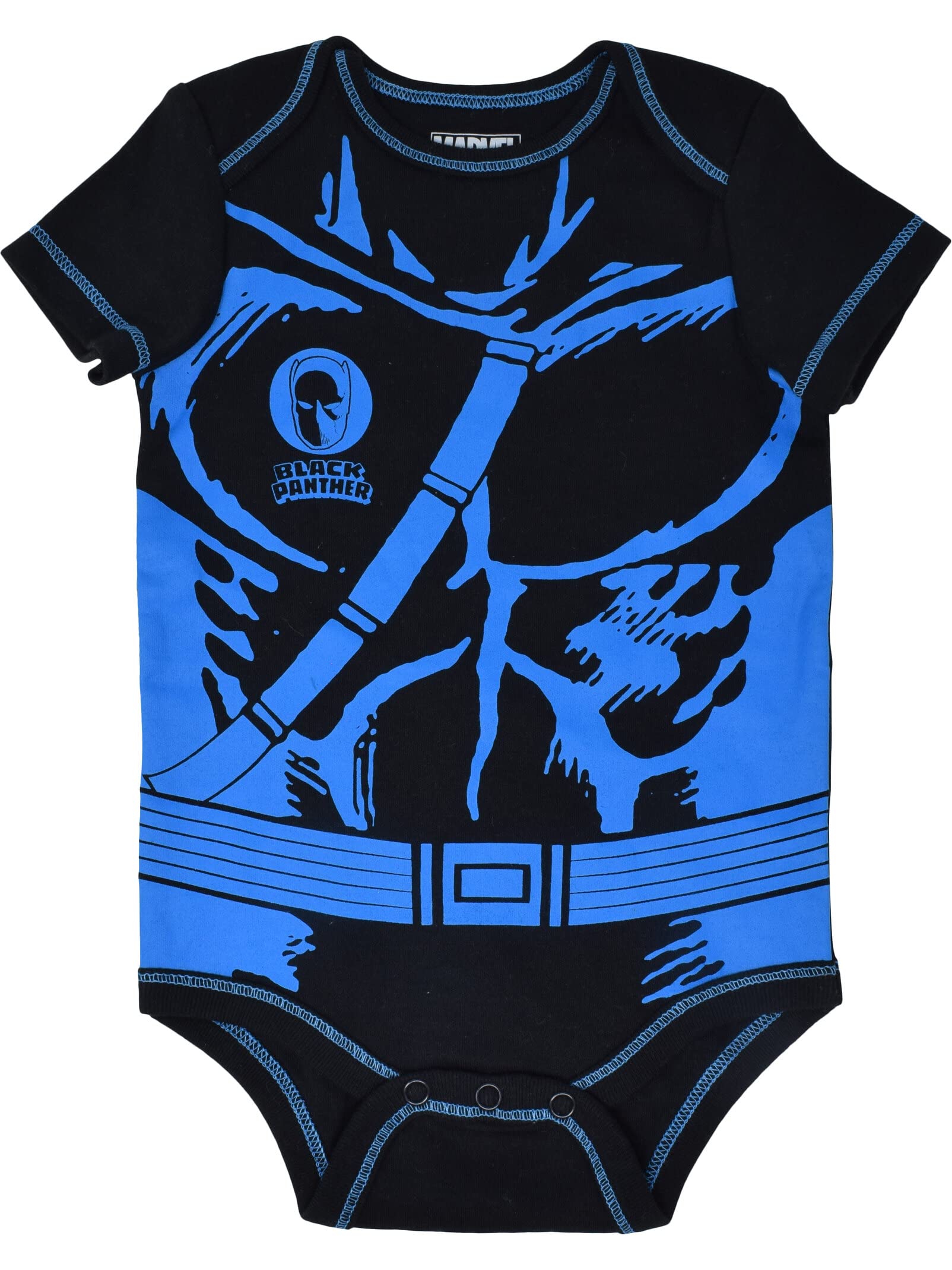Marvel Avengers Baby Bodysuits 5-Pack - Spider-Man, Iron Man, Hulk & Captain America (Newborn to 12M) | Superhero Costume for Infants | Perfect for Halloween, Birthday Parties & Photo Shoots