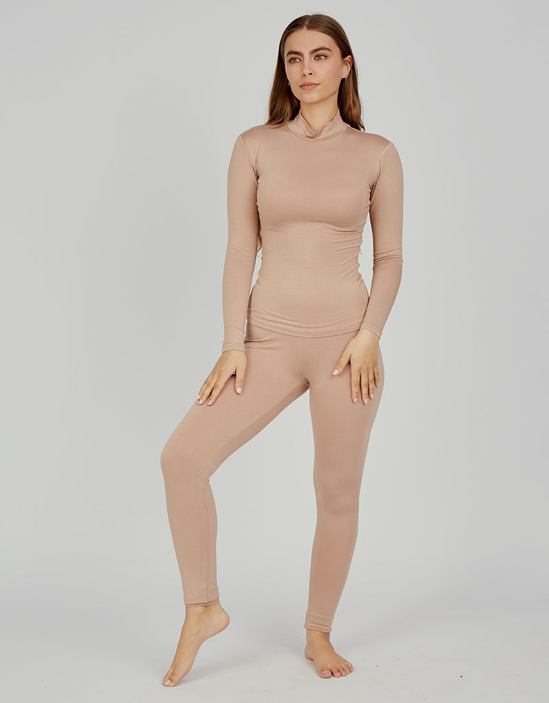 High Neck Cotton Body Top in Light Shades - Women's Comfortable & Breathable Casual Shirt for Everyday Wear