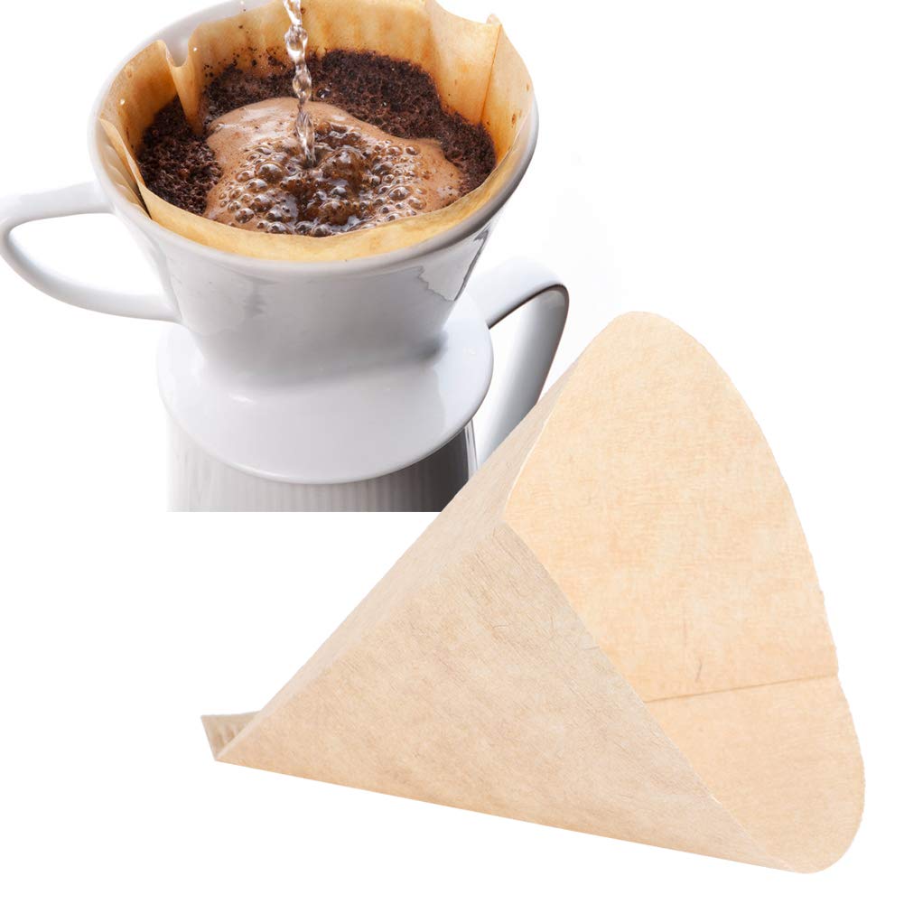 80Pcs Cone Coffee Filters for Drip Coffee Pot - Home & Office Brewing