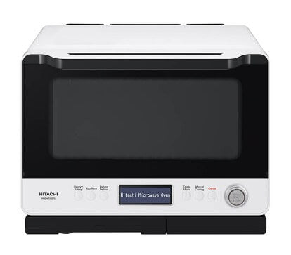 Hitachi MRO W1000YS 30L Microwave Oven - Compact Countertop Microwave with 1000W Power, 10 Preset Menus, Easy Clean Interior - Perfect for Small Kitchens, Dorms, Offices & RVs