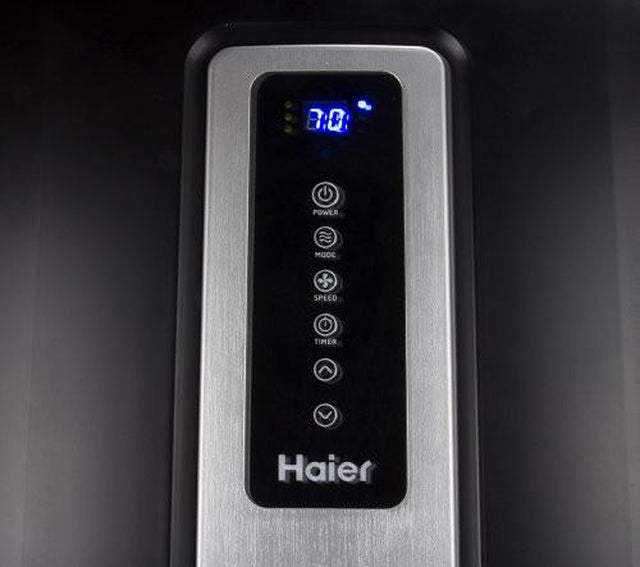 Haier HPF12XCM 12,000 BTU Portable Air Conditioner with Remote Control - Silver | Energy Efficient Cooling for Bedroom, Living Room & Office | Easy Installation & Quiet Operation