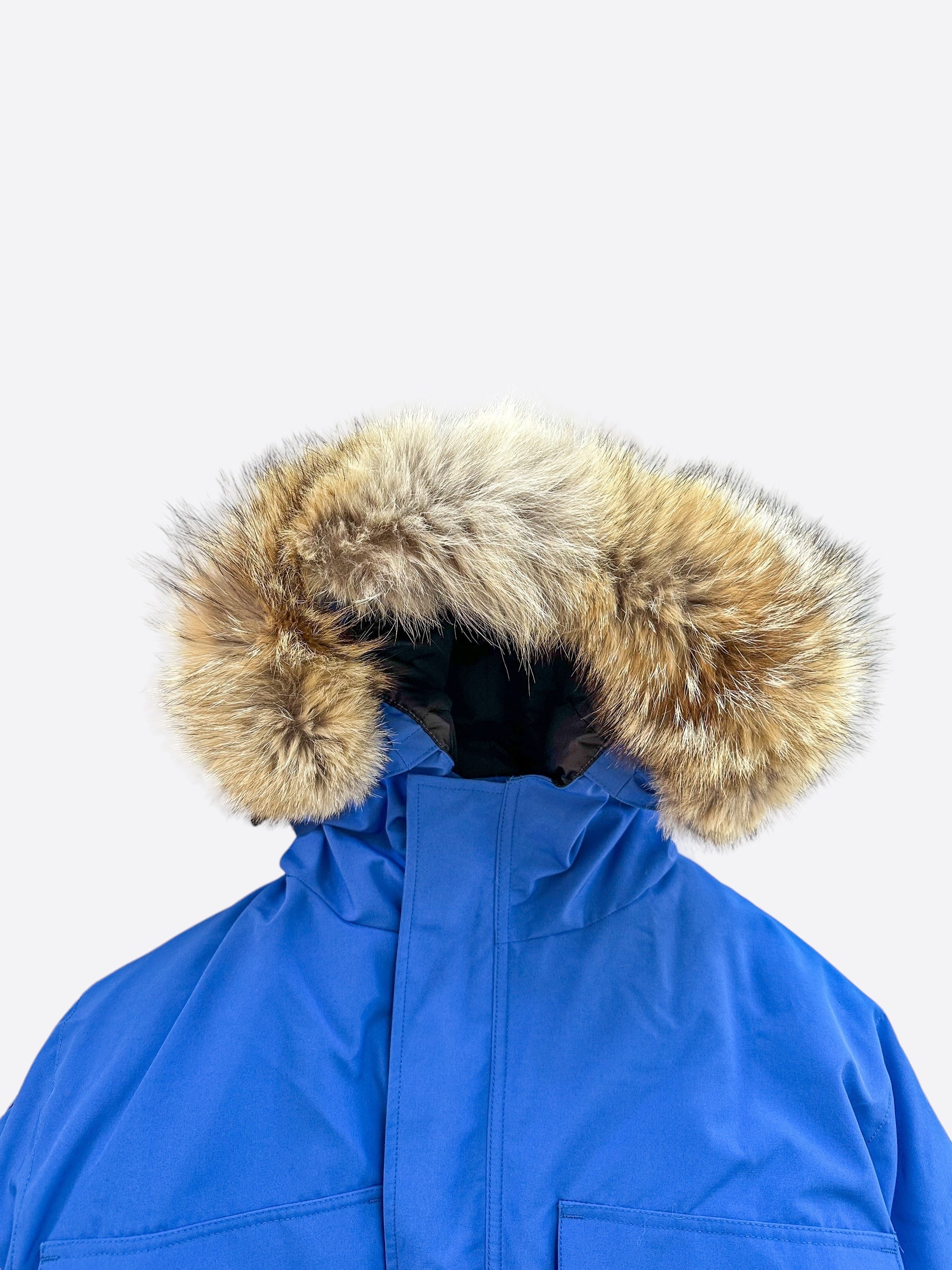 Canada Goose PBI Blue Expedition Men's Parka - Windproof Waterproof Winter Coat for Extreme Cold Weather - Perfect for Arctic Expeditions, Skiing & Outdoor Adventures