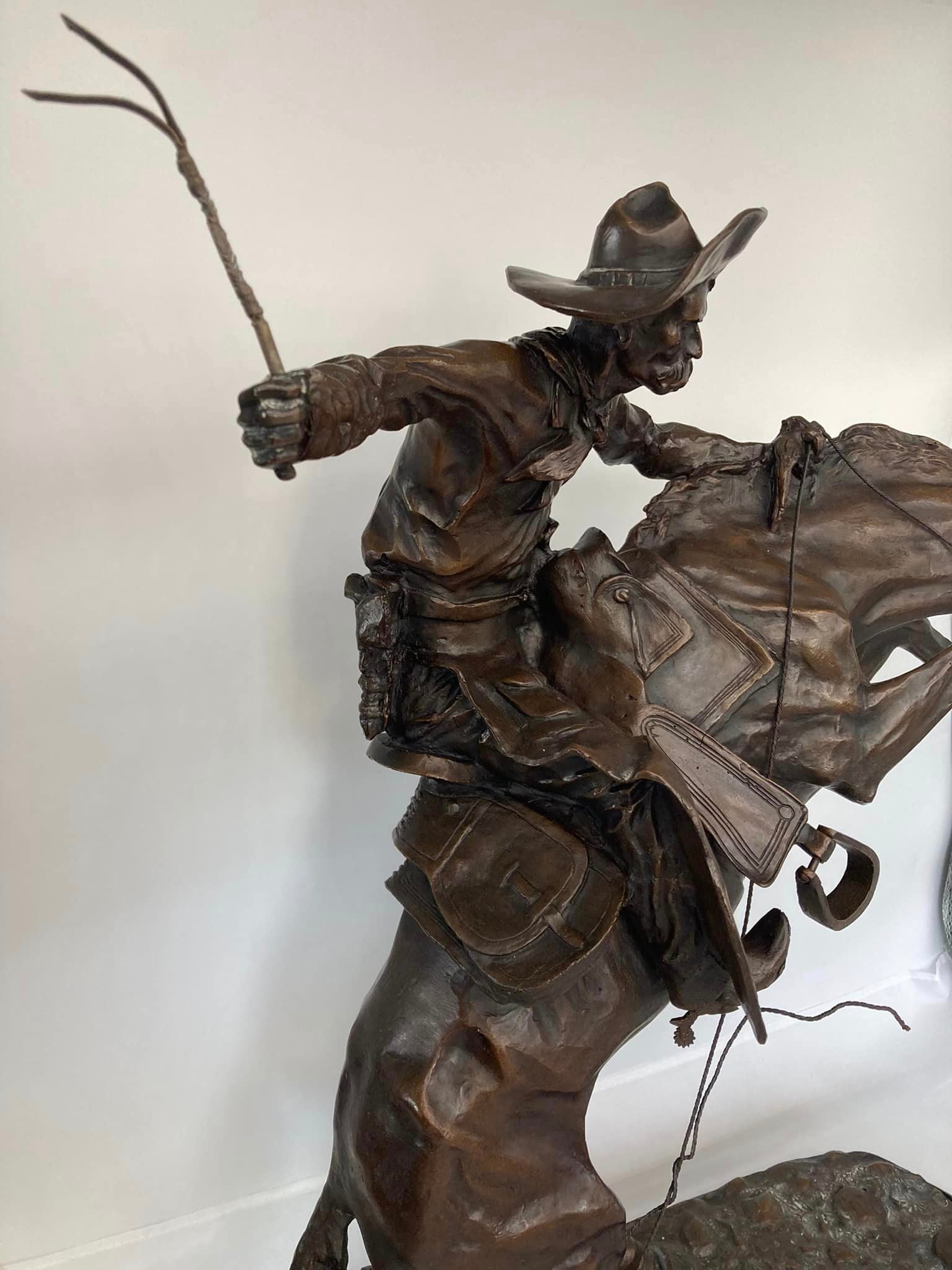 The Broncho Buster - Premium Western Cowboy Decor for Home & Ranch | Perfect for Western Themed Rooms, Cowboy Gifts, and Ranch House Decor