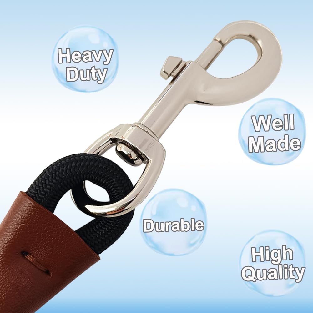 6 FT/8 FT/10 FT Heavy Duty Nylon Dog Leash - 1/2