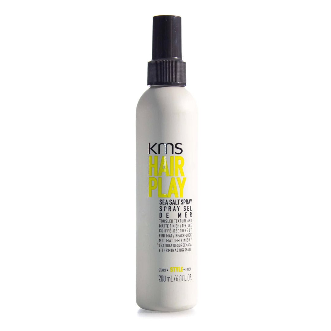 KMS Hair Play Sea Salt Spray 200ml - Volumizing Texturizing Spray for Beachy Waves & Natural Texture - Perfect for Styling, Travel & Everyday Use