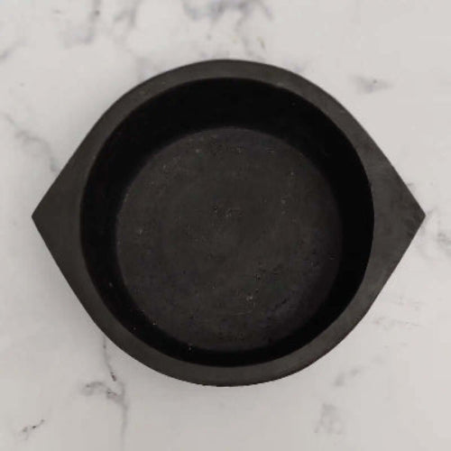 Premium Treated Soapstone Cookware Kalchatti - Traditional Indian Stone Pot for Healthy Cooking, Perfect for Stews, Curries & Slow Cooking