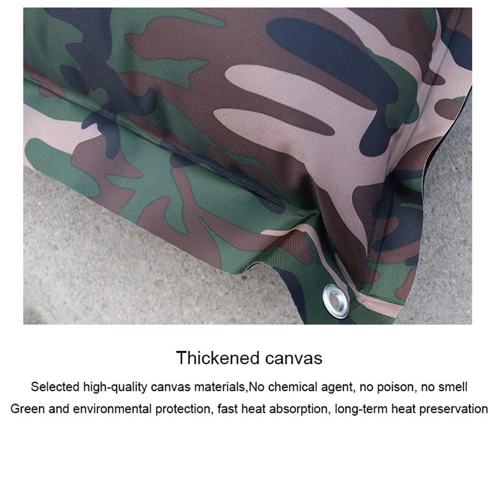 130L Portable Solar Outdoor Camping Shower Bag with Shower Head & Hose - Lightweight Canvas Hot Water Storage for Family & Travel - Perfect for Beach, RV, Hiking & Emergency Use (2-3 People)