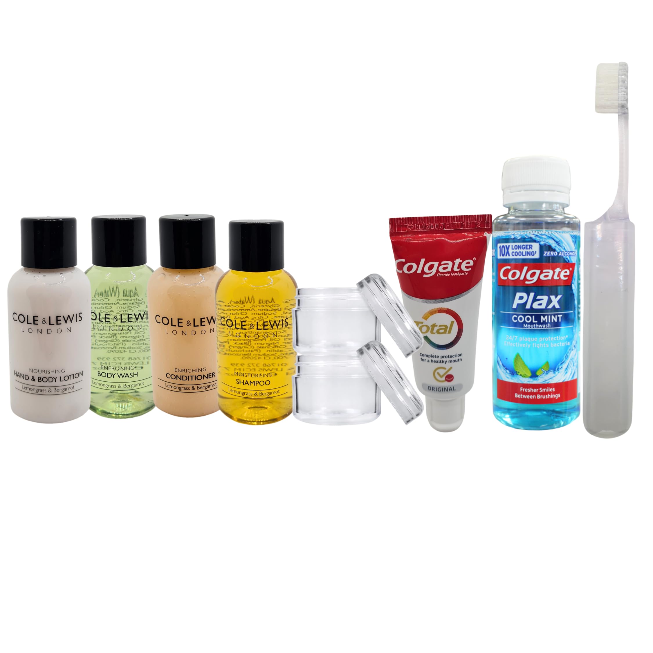 Travel Size Toiletries Set for Women & Men - TSA Approved Essential Toiletry Kit with Shampoo, Conditioner & Body Wash - Perfect for Travel, Hospital Stays, Camping & Gym - Unisex Personal Care Essentials