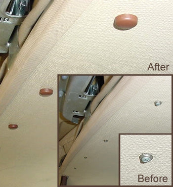 Early Vanagon Headliner Finish Caps - Interior Roof Trim Repair Kit for VW Vanagon - Perfect for DIY Restoration & Customization Projects
