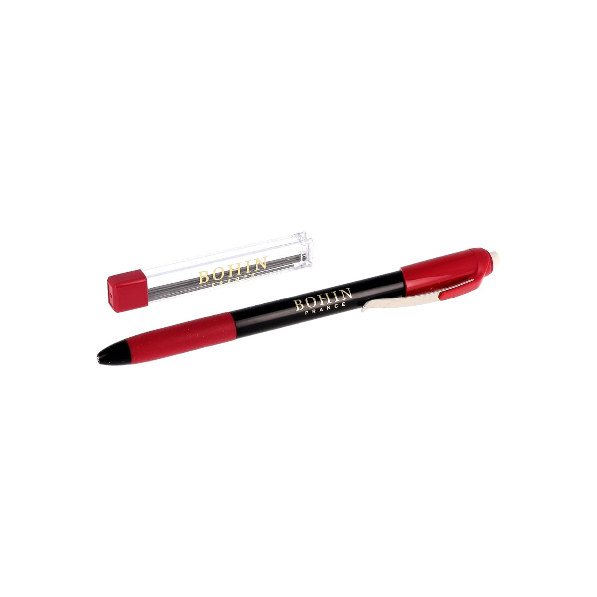Bohin 0.9mm Mechanical Chalk Pencil - Perfect for Sewing, Quilting, Tailoring & Fabric Marking - Ergonomic Design for Precise Markings