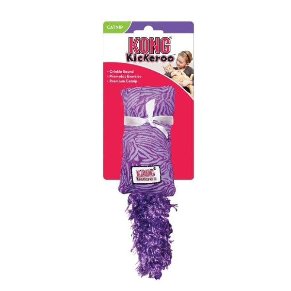 KONG Kickeroo Kitten Toy - Durable Cat Kicker Toy for Playful Kittens - Perfect for Solo Play & Interactive Bonding