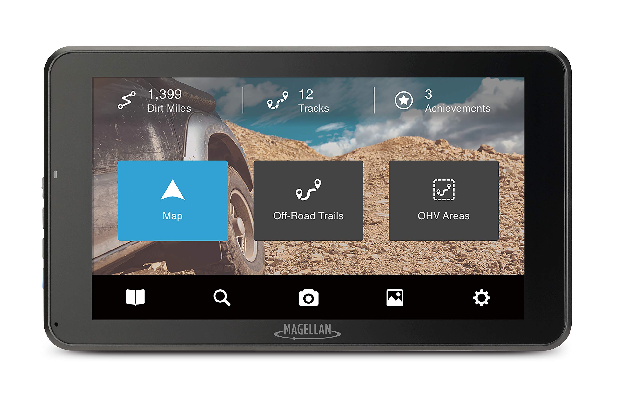 Magellan TN7881SGLUC TR7 GPS Navigator for Hiking & Driving - Dual-Purpose Trail and Street Navigation with Built-in Camera | Perfect for Outdoor Adventures & Road Trips