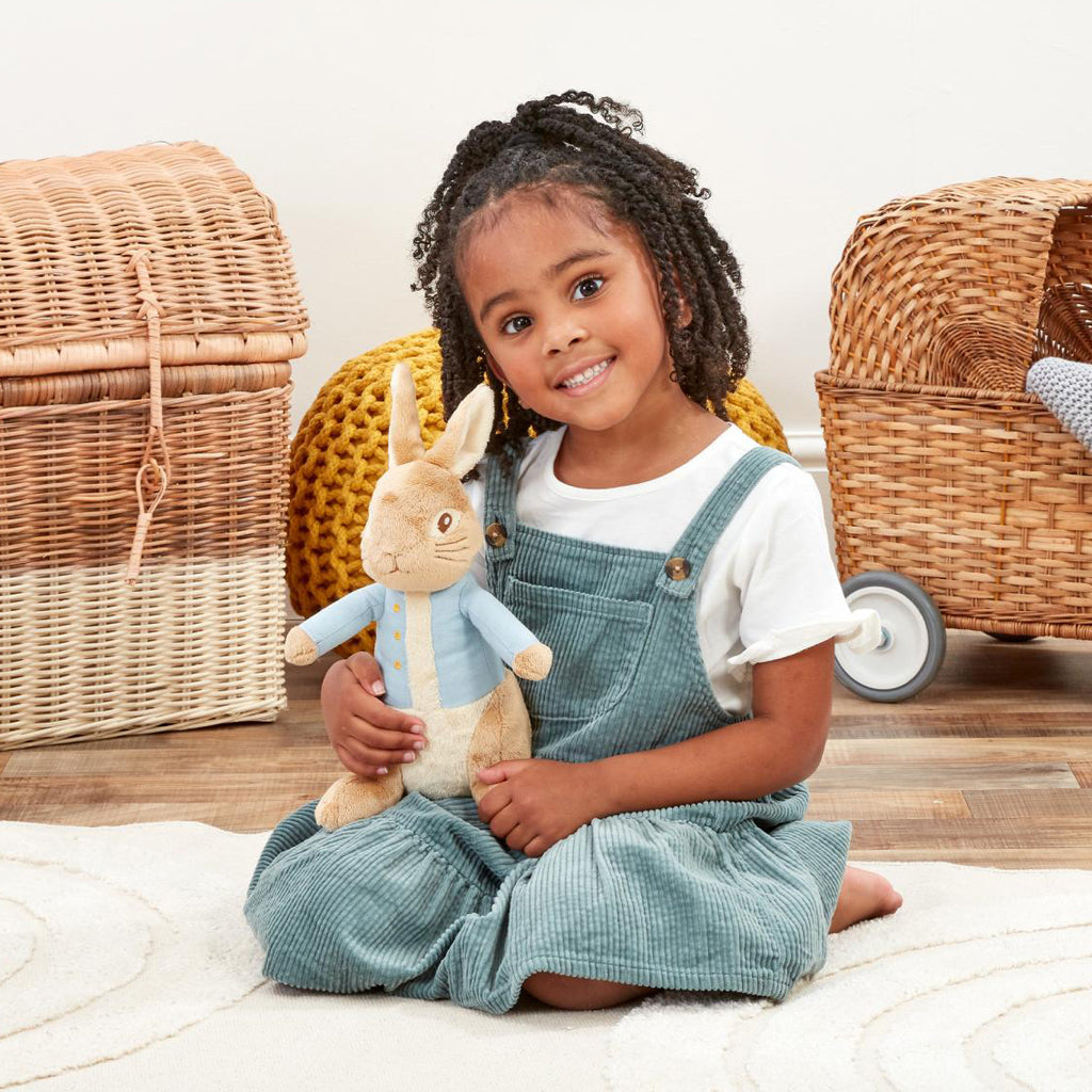Large Peter Rabbit Plush Stuffed Animal Toy - Cute & Huggable Gift for Kids, Nursery Decor, Easter Basket Filler