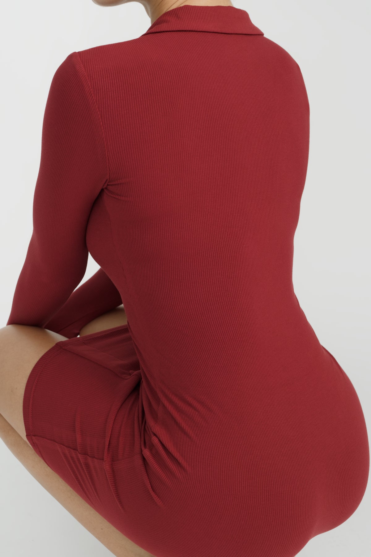 Mia Dress - Elegant Crimson Red Women's Dress for Casual Wear, Parties & Special Occasions