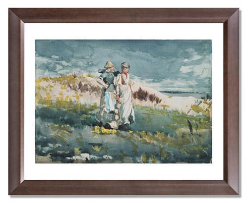 Winslow Homer The Dunes - Premium Art Print for Home & Office Decor | Classic American Landscape Painting | Perfect for Living Rooms, Bedrooms & Offices