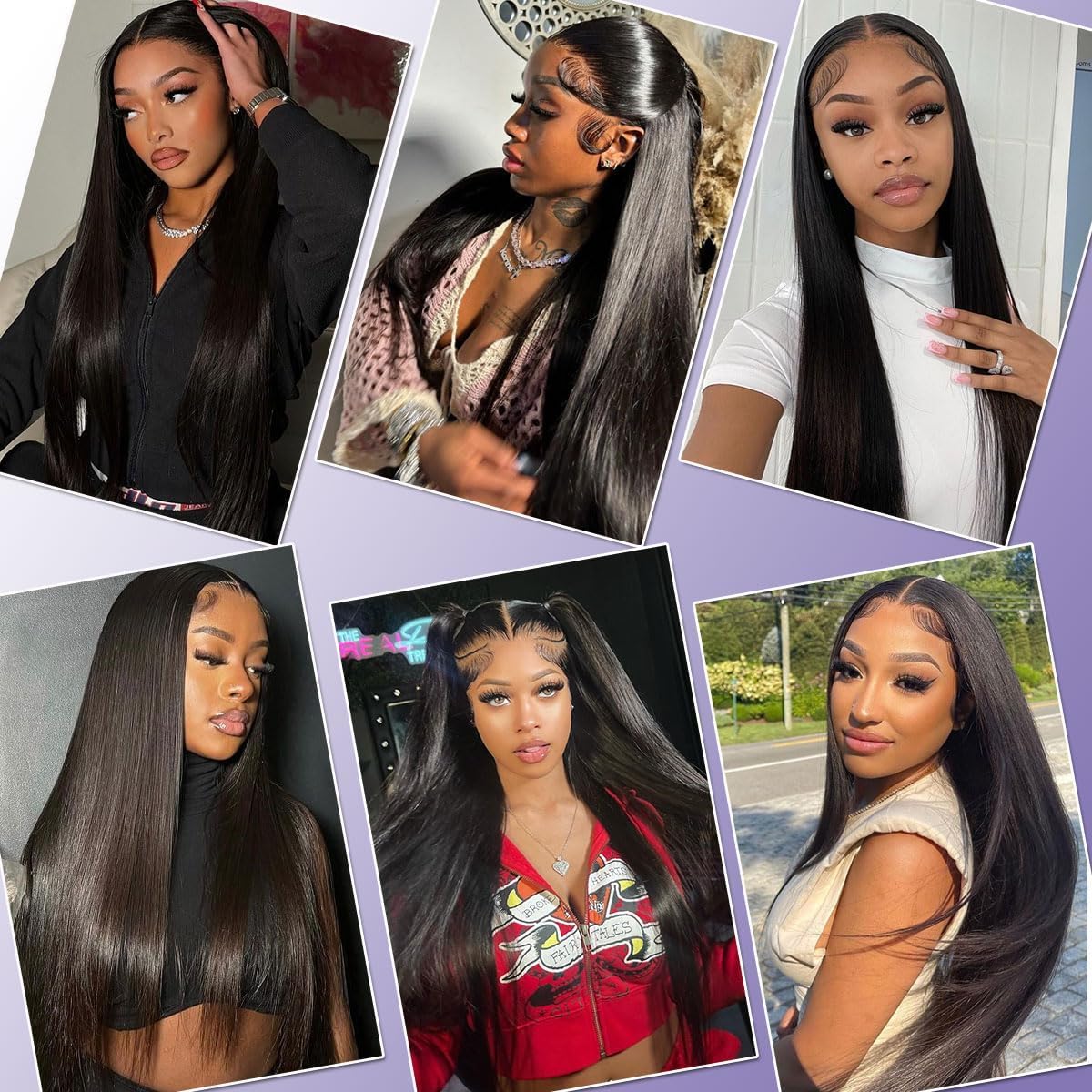 12A Brazilian Straight Virgin Human Hair Bundles - 4 Packs 20 22 24 26 Inch 100% Unprocessed Natural Black Hair Extensions for Women | Perfect for Daily Styling, Weaves & Professional Salon Use