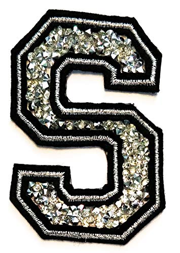 Silver Crystal Letter S