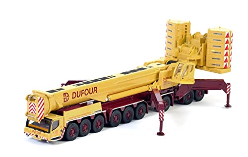 LIEBHERR LTM 1750-9.1 Crane Diecast Model Truck 1/87 Scale for Dufour Group 71-2025 - Collectible Construction Vehicle for Display & Model Enthusiasts