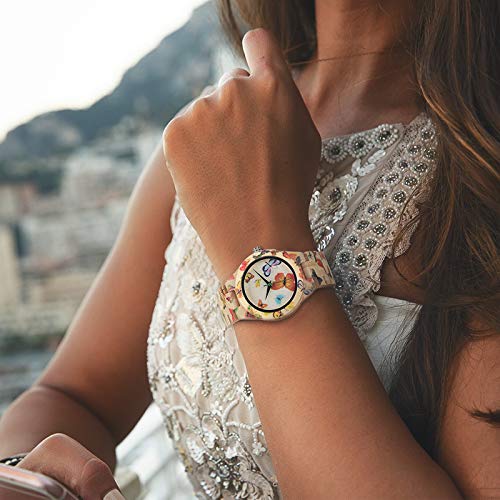 BOBO BIRD Women's Bamboo Wood Watch - Handmade Butterfly Engraved Casual Wristwatch for Women - Perfect for Everyday Wear, Office & Outdoor Activities