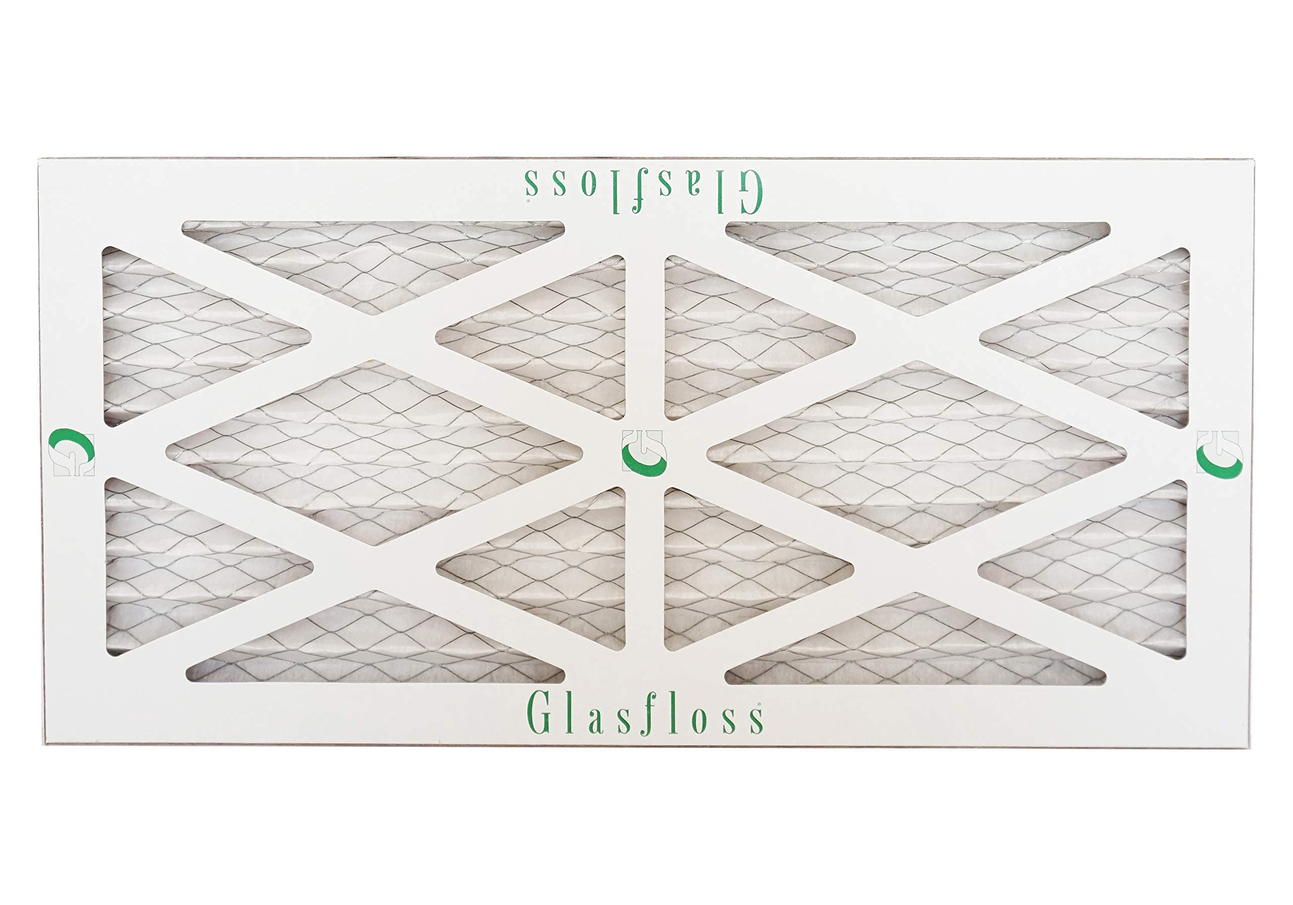 Glasfloss 12x18x1 MERV 10 Air Filter - Pack of 6 - Premium Furnace & AC Filters - Made in USA (11.5x17.5x0.875 Inches) - Perfect for Home HVAC Systems & Air Purifiers