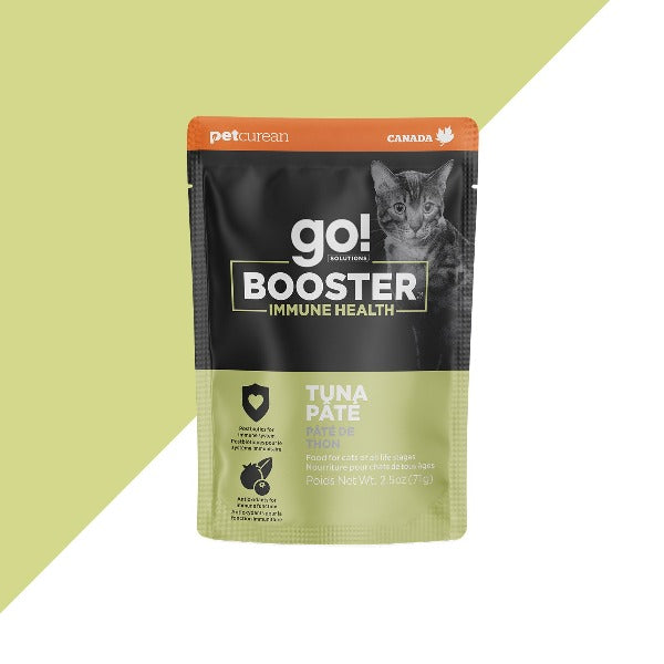 Go! Solutions Immune Health Booster Tuna Pate Wet Cat Food - High Protein Grain-Free Recipe for Adult Cats - Supports Digestive & Immune System - Perfect for Picky Eaters & Sensitive Stomachs