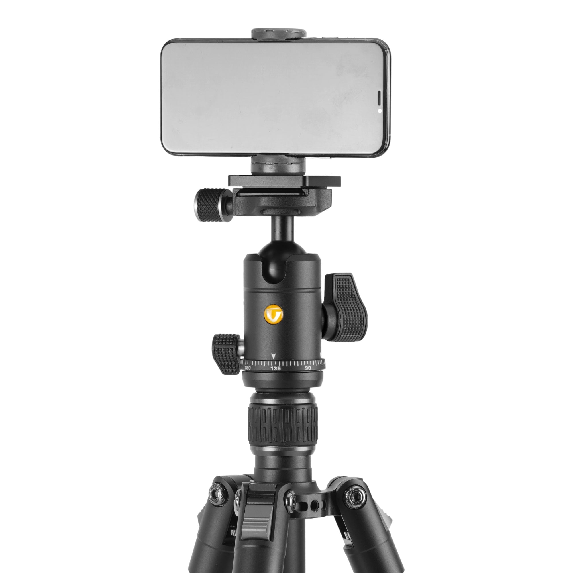 Vesta GO 264AB Lightweight Aluminum Travel Tripod with Ball Head - Compact & Sturdy Camera Stand for Photography, Hiking, and Outdoor Adventures