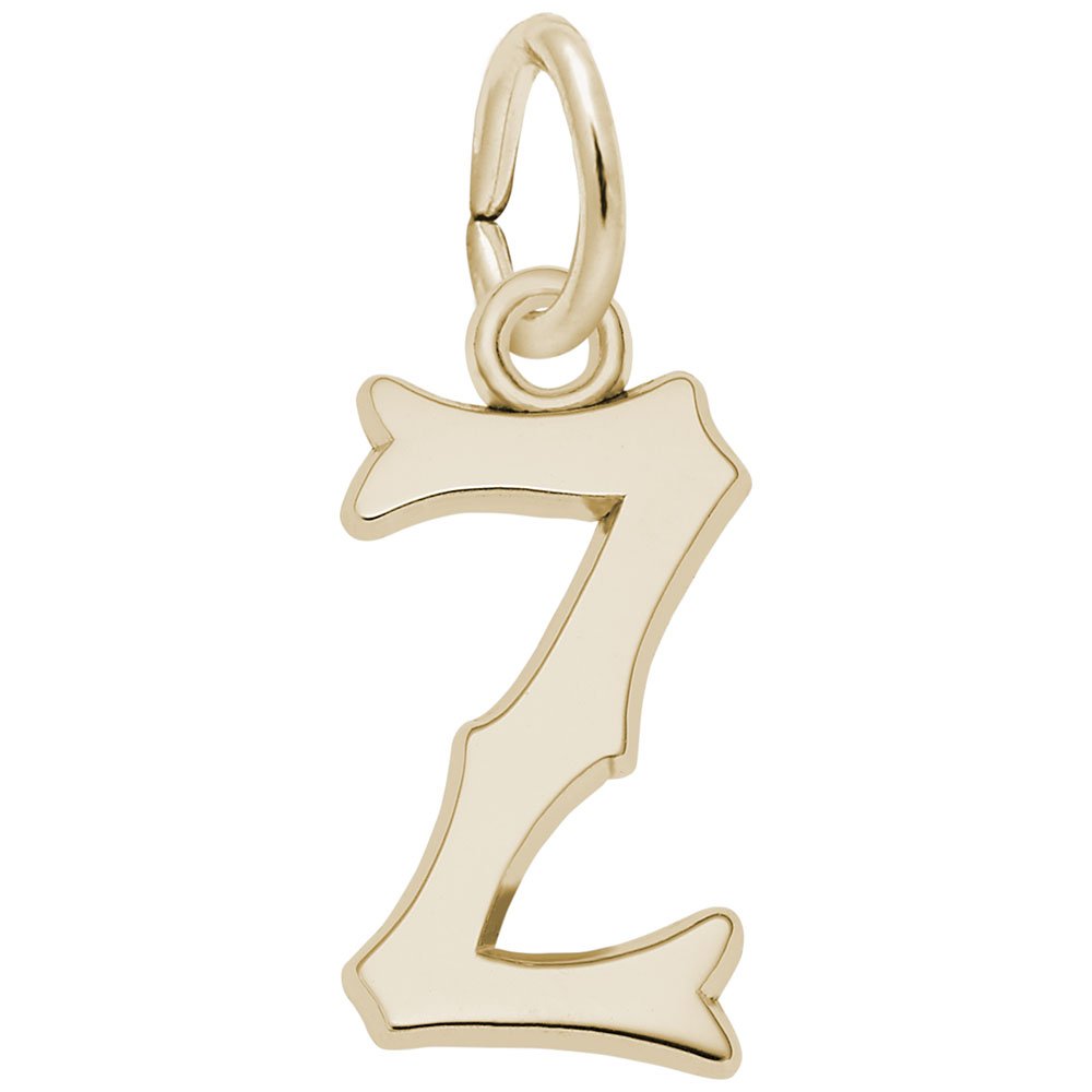 Initial Z Charm Pendant - Sterling Silver Letter Z Charm for Bracelets, Necklaces & Jewelry Making - Perfect for Gifts, DIY Crafts & Personalized Accessories