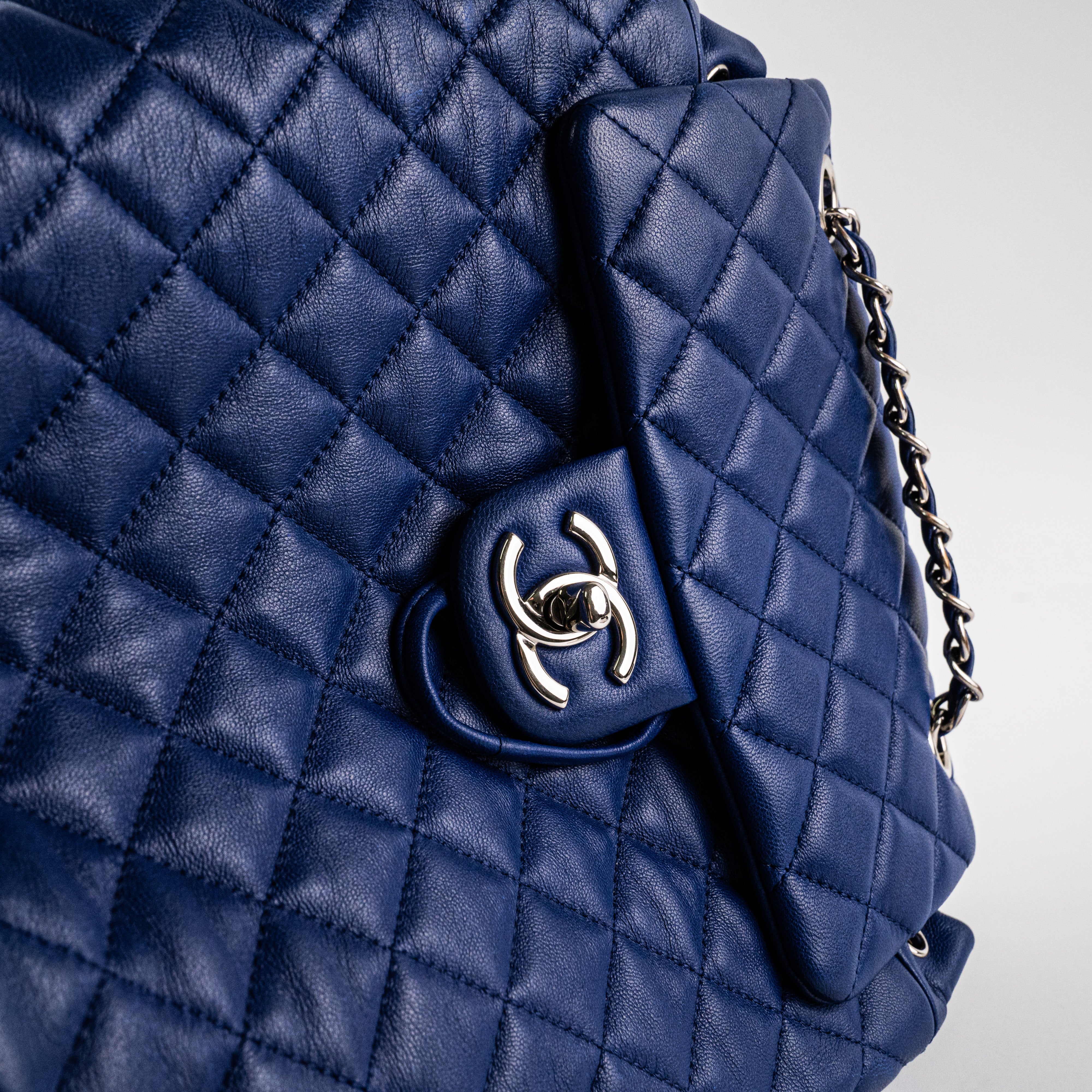 Chanel Small Urban Spirit Lambskin Blue Backpack - Luxury Designer Handbag for Women, Perfect for Travel, Work & Everyday Use