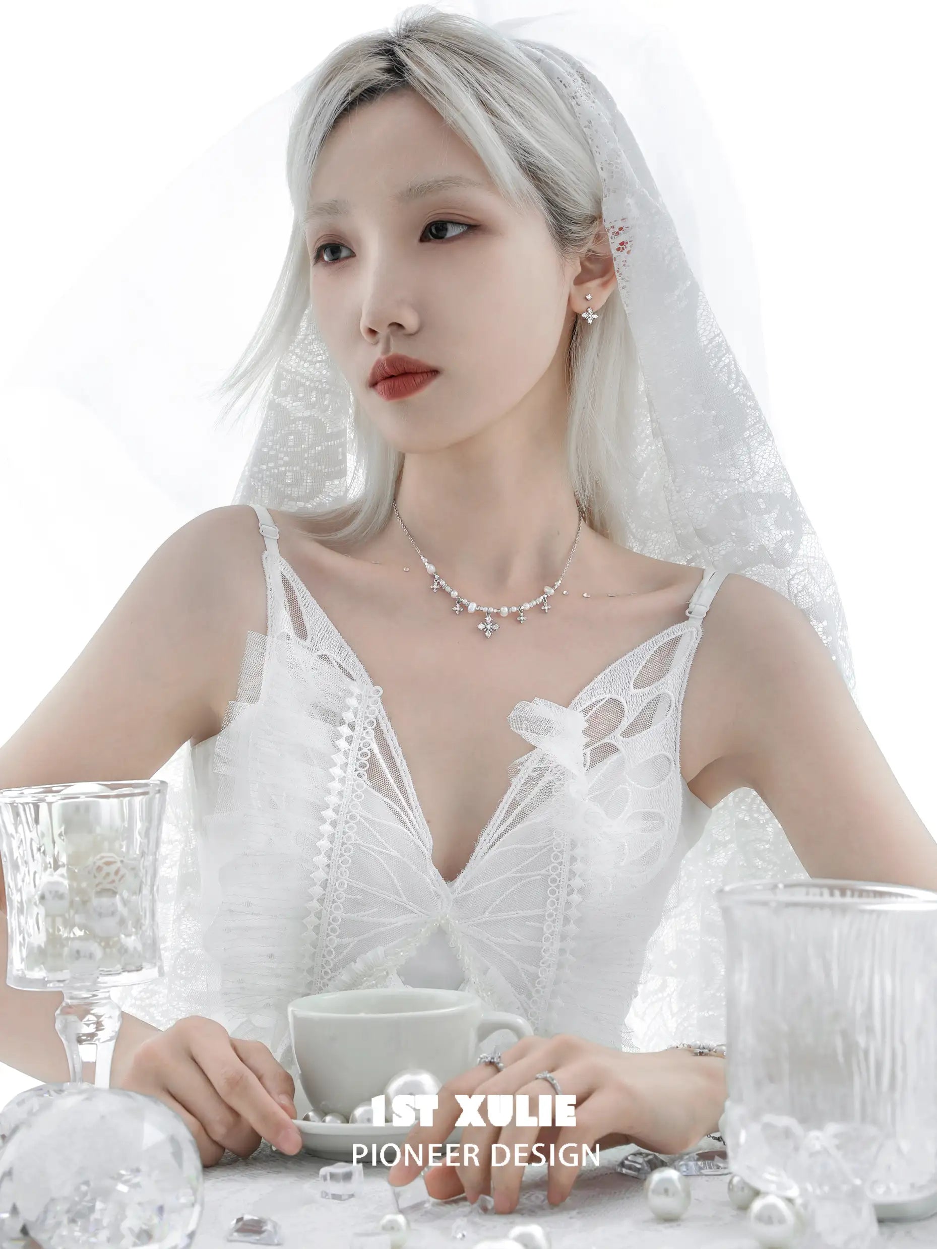 Tears of Mermaid S925 Sterling Silver Necklace with Pearls & Zircon - Elegant Jewelry for Women, Perfect Gift for Birthday, Anniversary & Special Occasions