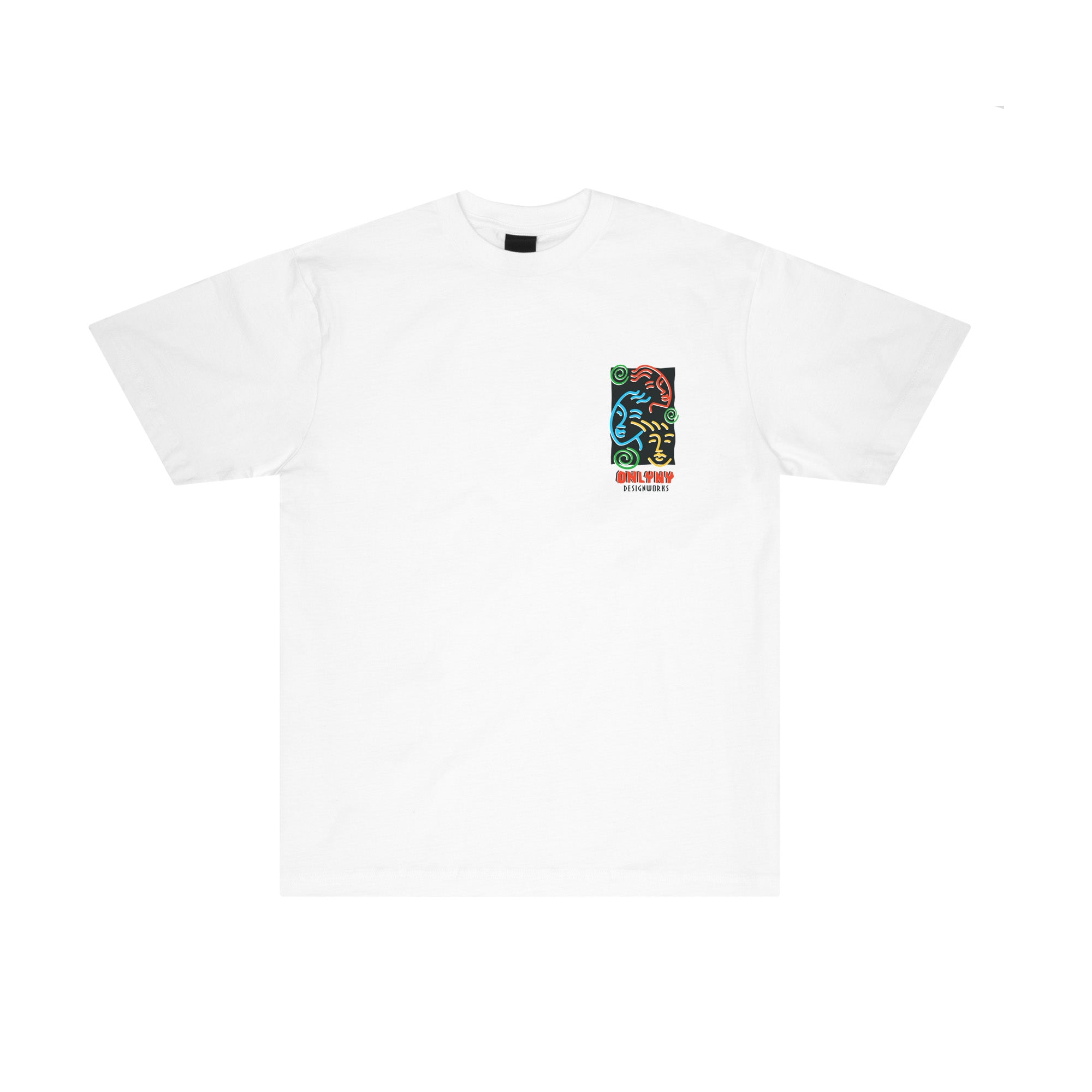 Only NY Design Works White T-Shirt - Comfortable Cotton Tee for Casual Wear, Street Style & Everyday Outfits