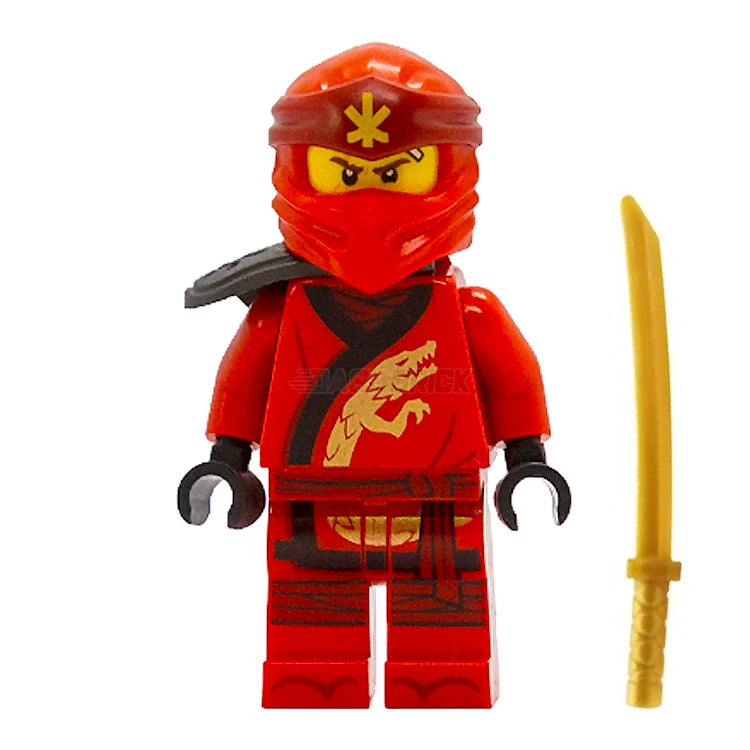 LEGO Ninjago Kai Minifigure with Legacy Robe - Secrets of the Forbidden Spinjitzu (2019) | Collectible Action Figure for Kids & Fans | Perfect for Display, Play & Ninjago Themed Parties