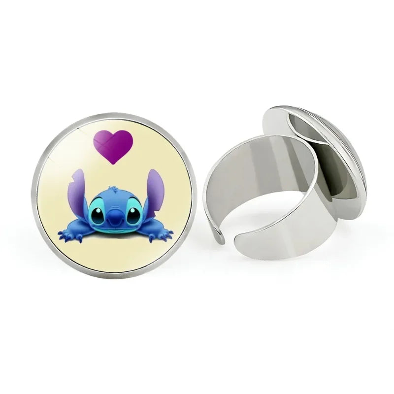Disney Cartoon Character Rings for Kids - Fun & Colorful Jewelry for Birthday Gifts, Party Favors & Dress-Up Play