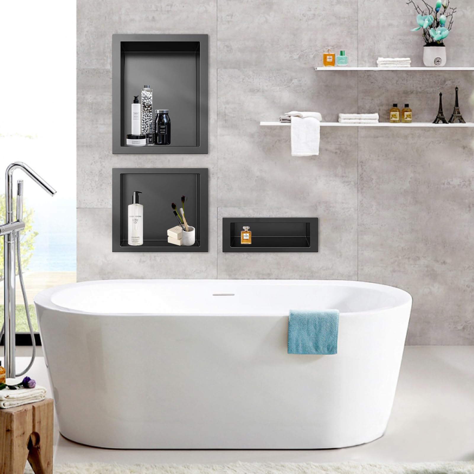 304 Stainless Steel & SCM Shower Niche - 40