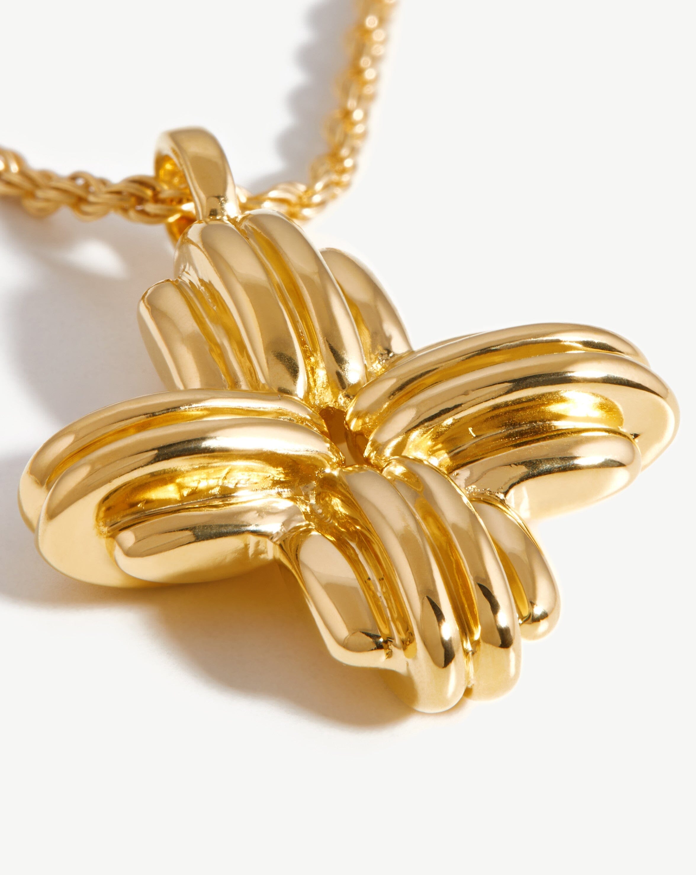 Lucy Williams Large Ridge Cross Necklace - 18k Gold Vermeil Pendant for Women | Elegant Religious Jewelry Gift for Christmas, Baptism & Everyday Wear