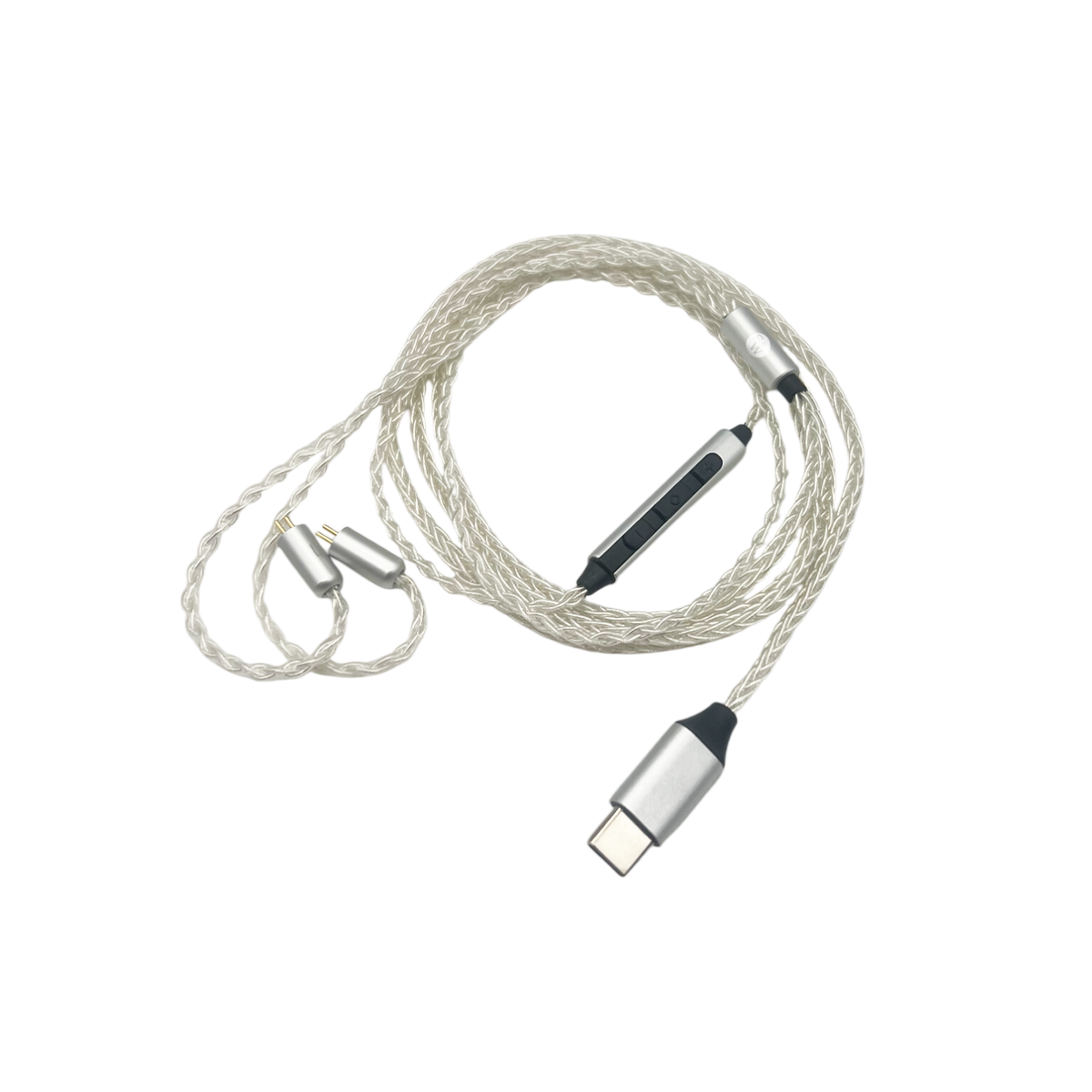 Strauss & Wagner Delft 2-Pin to USB-C Upgrade Cable for In-Ear Monitors - 32 Bit Hi-Res Audio - Perfect for Musicians, Audiophiles & Studio Recording