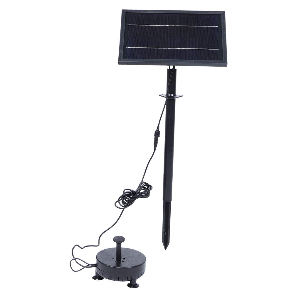 Kuuleyn Solar Fountain Pump - 9V 8W Floating Water Pump for Bird Baths, Garden Ponds & Outdoor Decor with LED Light | Perfect for Backyard Landscaping, Patio Water Features & Pool Decorations