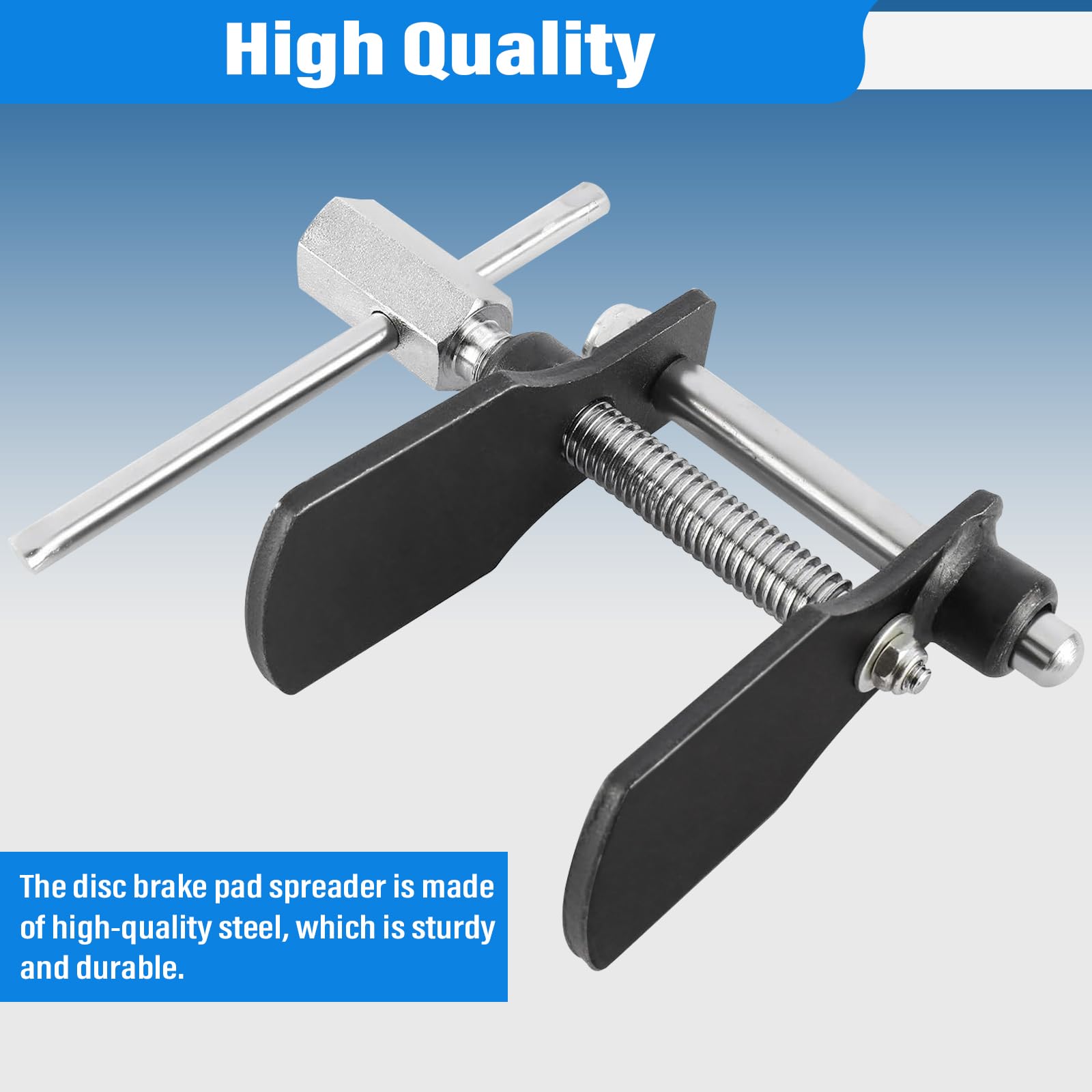 KUNTEC Disc Brake Pad Installation Tool - Professional Caliper Piston Spreader for Car & Truck Brake Maintenance - Perfect for DIY Mechanics & Auto Repair Shops